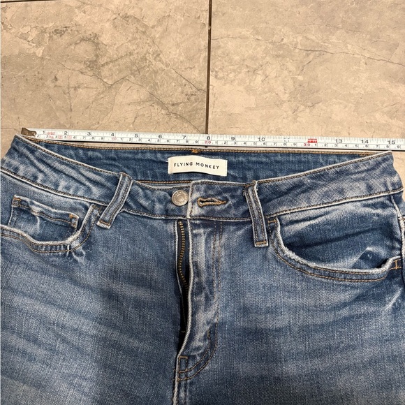 Flying Monkey Blue Flare Jeans - Picture 7 of 10